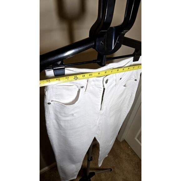 Madewell Womens Jeans White Curvy High Rise Skinny Sz 29 Petite - Picture 6 of 9